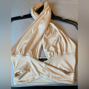 Cider medium cream cutout top